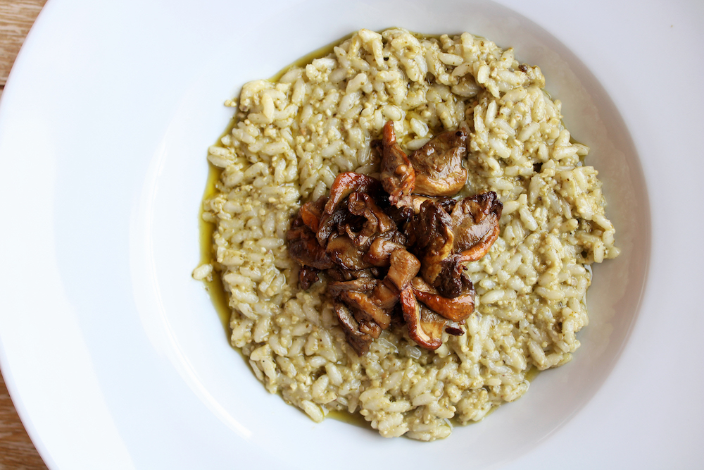 Risotto con Pesto al Tartufo e Porcini PURO